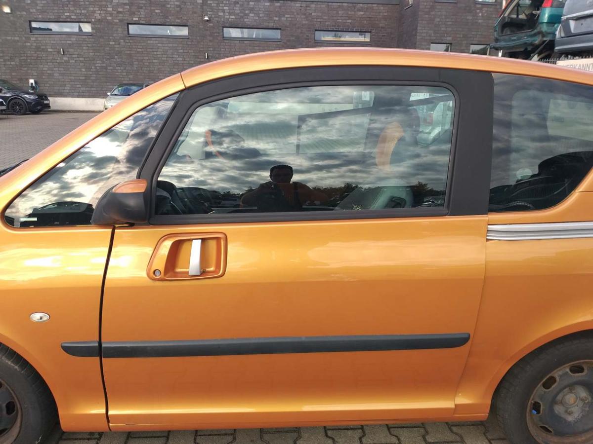 Peugeot 1007 original Tür links KHW Orange Salamanque Bj.2005